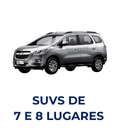 SUVS de 7 e 8 lugares Portal Frotista